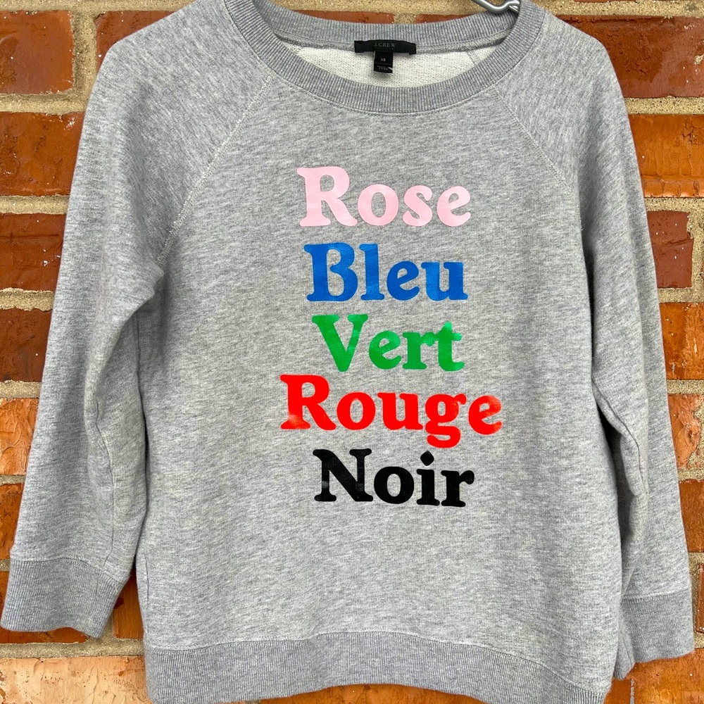 J Crew sweatshirt XS cotton